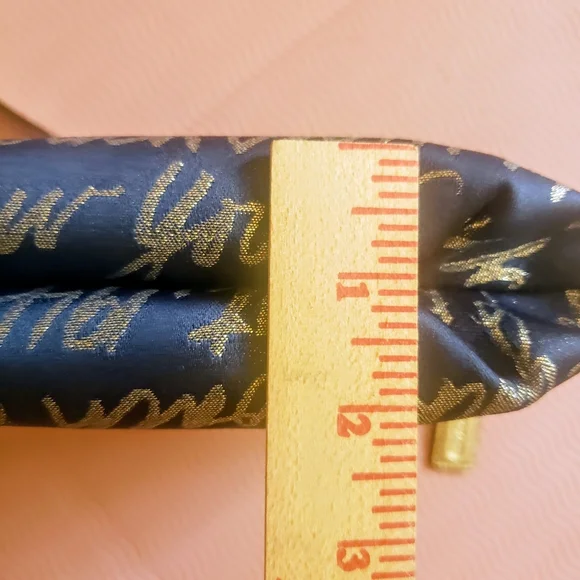 COACH Poppy Blue Gold New York Script Signature Heart Poppy Crossbody - Picture 14 of 14